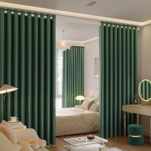 Quirix �����̊Ԏd�؂� �ډB�� �p�[�e�B�V���� �˂�����_��110cm - 360cm ������� �����d�؂� �˂�����_�t�� �h�����s�v �p�[�e�[�V�����d�؂�A�f�M 90���Ռ� ���� (�_��1.1~1.6 m��2.0 m,�O���[��) [���s�A���i]