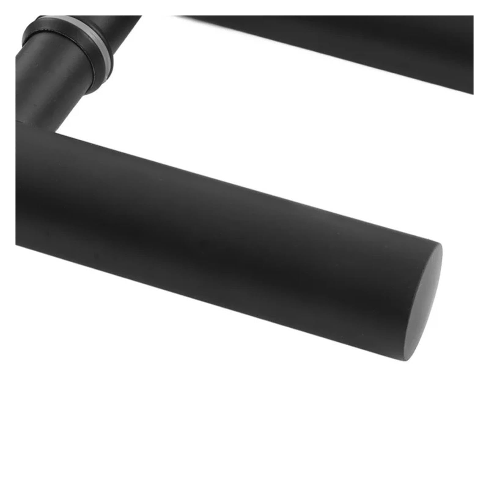 Manija De Puerta De Vidrio De Acero Inoxidable Negro, De Vaivén For Entrada