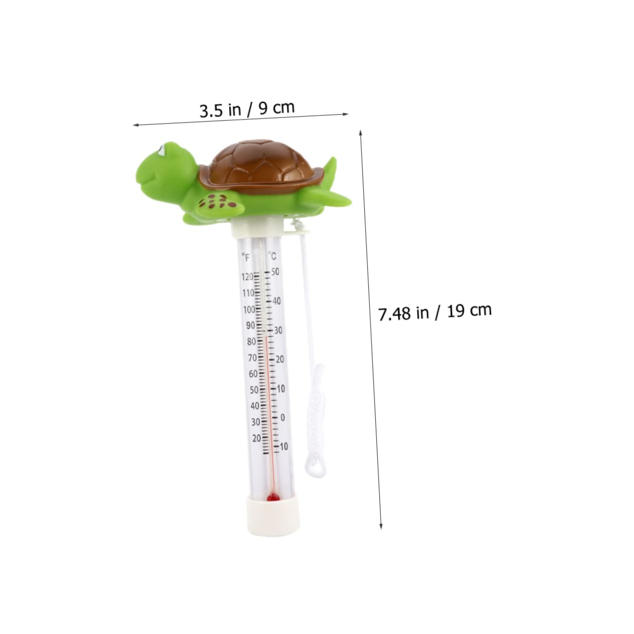 POPETPOP 4 Piezas Termómetro Flotante Agua Flotante Estanque Temperatura De La Piscina Para Agua Baño De Hielo Termómetro De De Baño Temperatura e Acuario El Plastico Flotador