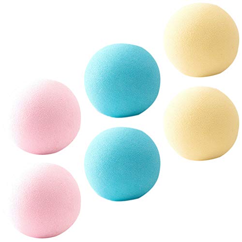 Balacoo 6 peças de bolas de gato, brinquedos de treinamento de mastigar para cães com som, brinquedo