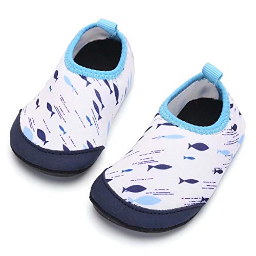 MoreDays Kid Toddler Non-Slip Quick Dry Water Shoes Aqua Socks Shoes for Beach Swim Pool Baby Boys Girls