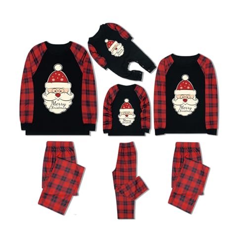 Pijamas de Navidad a juego para la familia, diseño de renos, ciervos, parejas, vacaciones, Papá Noel, pijamas con gráficos cálidos, pijamas a juego, conjunto de Navidad, suave, divertido para mamá e