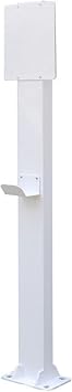 Electric Vehicle Charger Stand, Indoor Outdoor EV Charging Pile Column Lever, Pedestal for Charging Station, Ev Charger Connector Pedestal Charging Box Holder