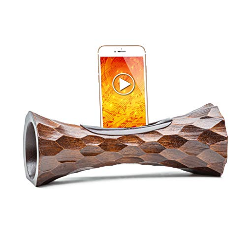 ENCEINTE en bois pour téléphone, haut-parleur iPhone passif en bois, amplificateur NATUREL de son pour smartphone ,cadeau ÉCOLOGIQUE et INSOLITE, enceinte acoustique station d'accueil support en bois Cover