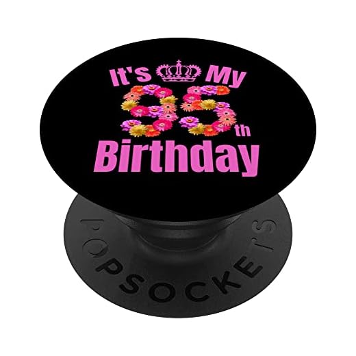 95 Año de edad cumpleaños flor cumpleaños cumpleaños es mi 95 cumpleaños PopSockets PopGrip Intercambiable