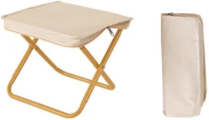 Taburete plegable al aire libre, sillas plegables ligeras para exteriores, taburete de campamento, asiento portátil, duradero, cómodo, transpirable,