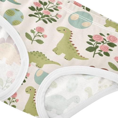 Girls' Underwear Dinosaur Dino Toddle Brief Panties 2-8 Years 203006934