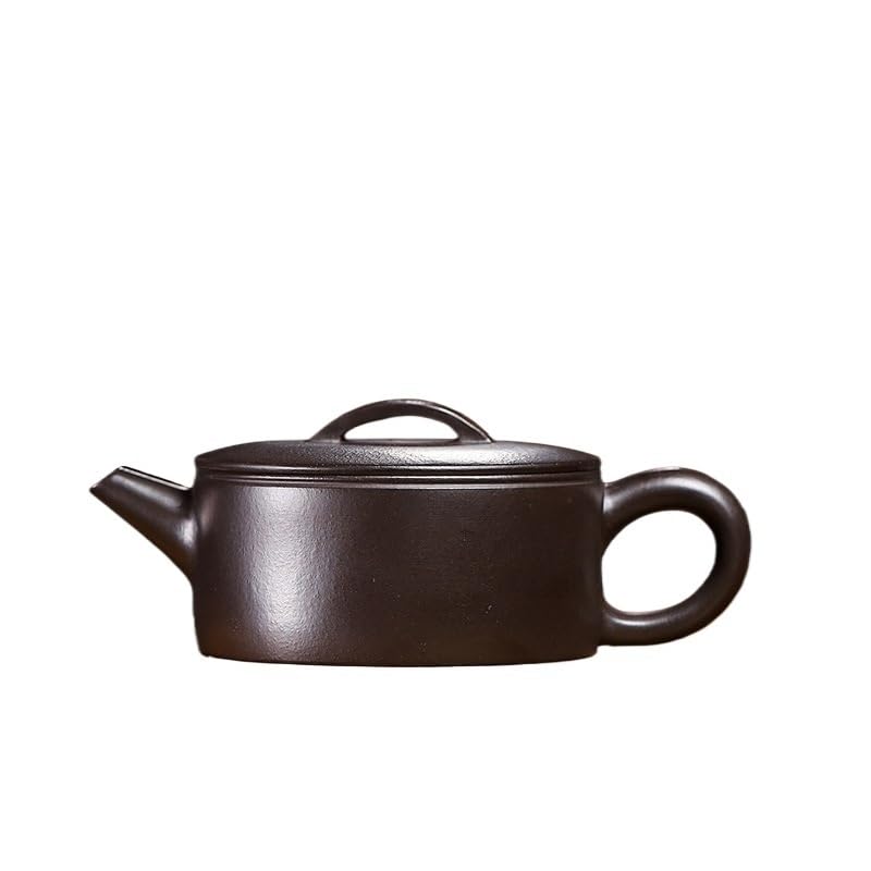Tetera Hecha a Mano Teteras de arcilla púrpura 150ml, tetera hecha a mano gran calibre, barro mineral crudo con infusor, juego té Zisha, china, cafetera Para Preparar Té de Hojas