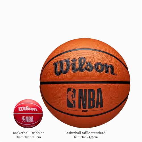 Mini Balle Wilson NBA Dribbler Chicago Bulls - vue 7