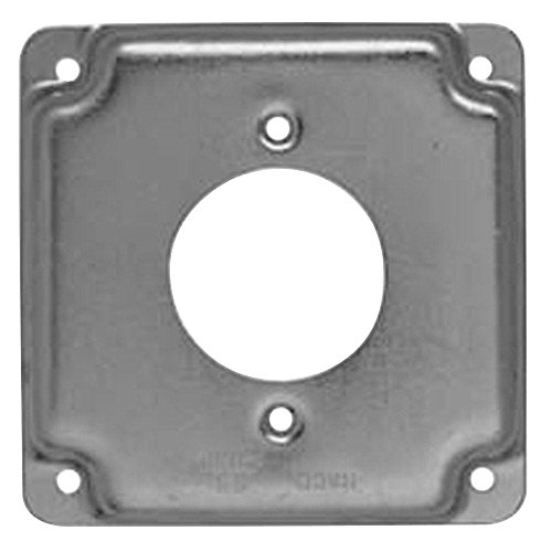 Raco 1-Gang Square 30 Amp Locking Receptacle Covers (10-Pack)