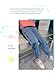 Spring and Autumn New Korean Style Girls' Jeans Springand Autumn Outwear Fashion Children's Pants High WaistStraight Tube Girls' Fashion Jeans Blue