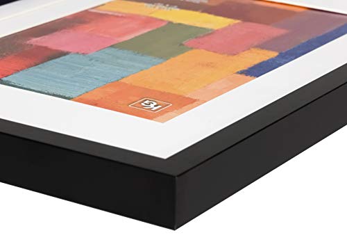 Kiera Grace Modern Gallery Picture-Frames, 8" X 12", Black #TOP3