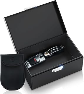 Pudełko ochronne Ironstripe Keyless Go na kluczyki samochodowe, bardzo duże 19 x 12 x 9 cm, pudełko chroniące przed kradzieżą Keyless Go, dodatkowe etui na kluczyki Faraday