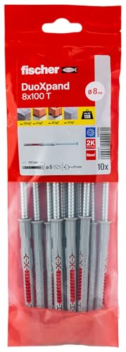 fischer DuoXpand 8 x 100 T, hochwertiger Universaldübel mit...