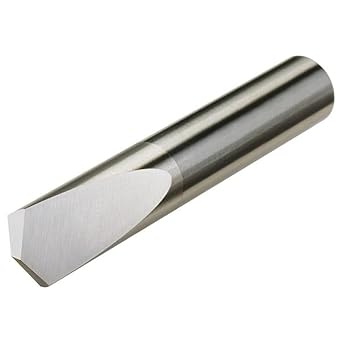 Micro 100 SD-250 Spade Drill, 118 Point Angle, 1/4" Dia, 1-19/64" Flute Length, .035" Web Thickness, 1/4" Shank Dia, 2" OAL, Uncoated