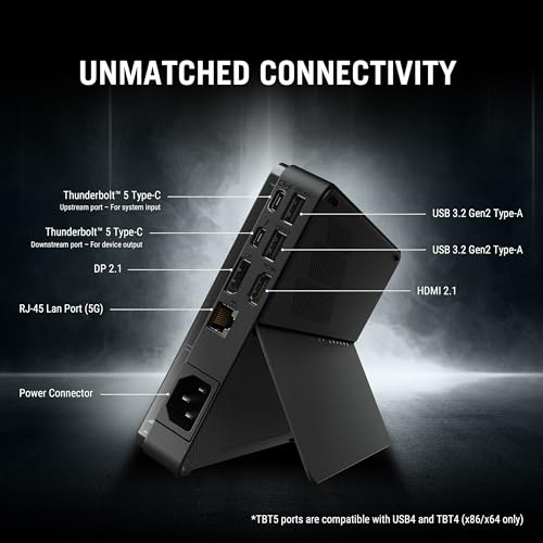 Image of ASUS ROG XG Mobile (2025) External Graphics Card, NVIDIA GeForce RTX 5070 Ti, GC34R-050, Thunderbolt 5, PCI Express, Compatible with Desktop, Laptop