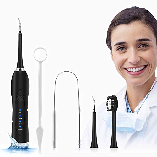 Limpieza de los Dientes, Limpieza Dental Profesional, Bucal Limpiador con Lengua Acero Inoxidable, Limpieza Dental kit 5 in 1
