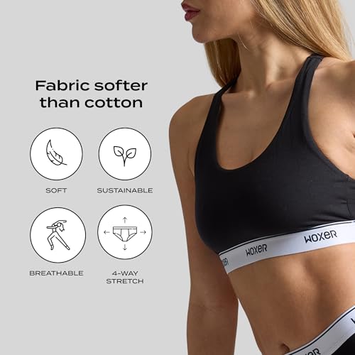 Woxer Boss Bralettes for Women - Wireless, Seamless, Comfortable Support Bra4