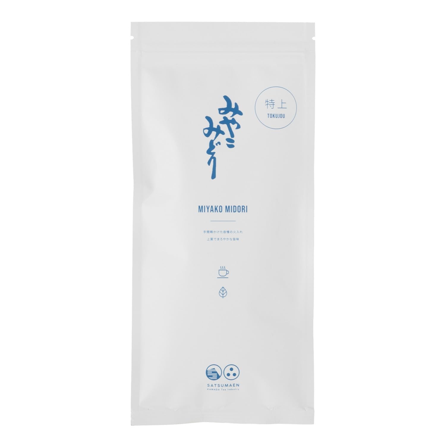 Amazon.co.jp: 薩摩園 かぶせ深蒸し高級煎茶 みやこみどり 都印 特上