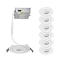 Lotos 4in LED Round Adjustable 5-CCT Selectable 2700K-3000K-3500K-4000K-5000K Recessed Kit in White (Pack of 6)
