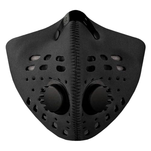 Image of RZ Mask - M1 Neoprene Economy Value Pack - Reusable Dust Mask for Woodworking, Sanding, Construction, Mowing & ATV - Large - Black