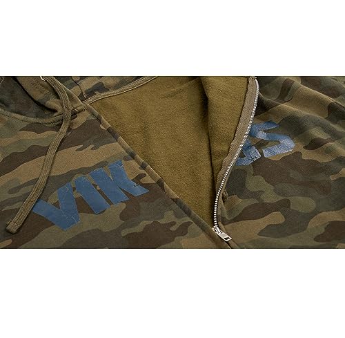 VIKTOS Men's Burnished Lightweight Stylish Soft Cotton/Polyester Fleece Zip Up Tactical Hoodie | Relaxed Fit3