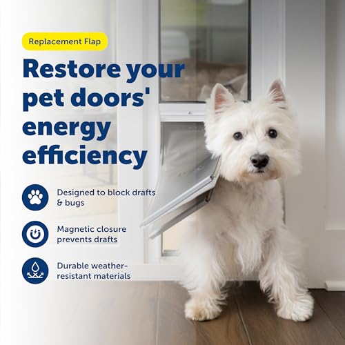 PetSafe Freedom Replacement Pet Door Flap, Non-Toxic Material, Size Small - image 2
