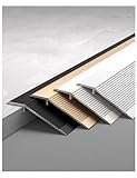Aluminium-Übergangsstreifen, Schwelle für Türen, passend für Lücken von 1 cm bis 3 cm, Größe 91,4 x 7,1 cm