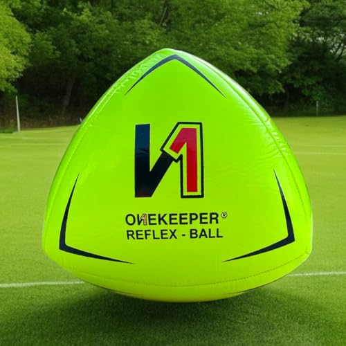 ONEKEEPER Soccer Reflex & Reaction Ball Fluorescent Yellow