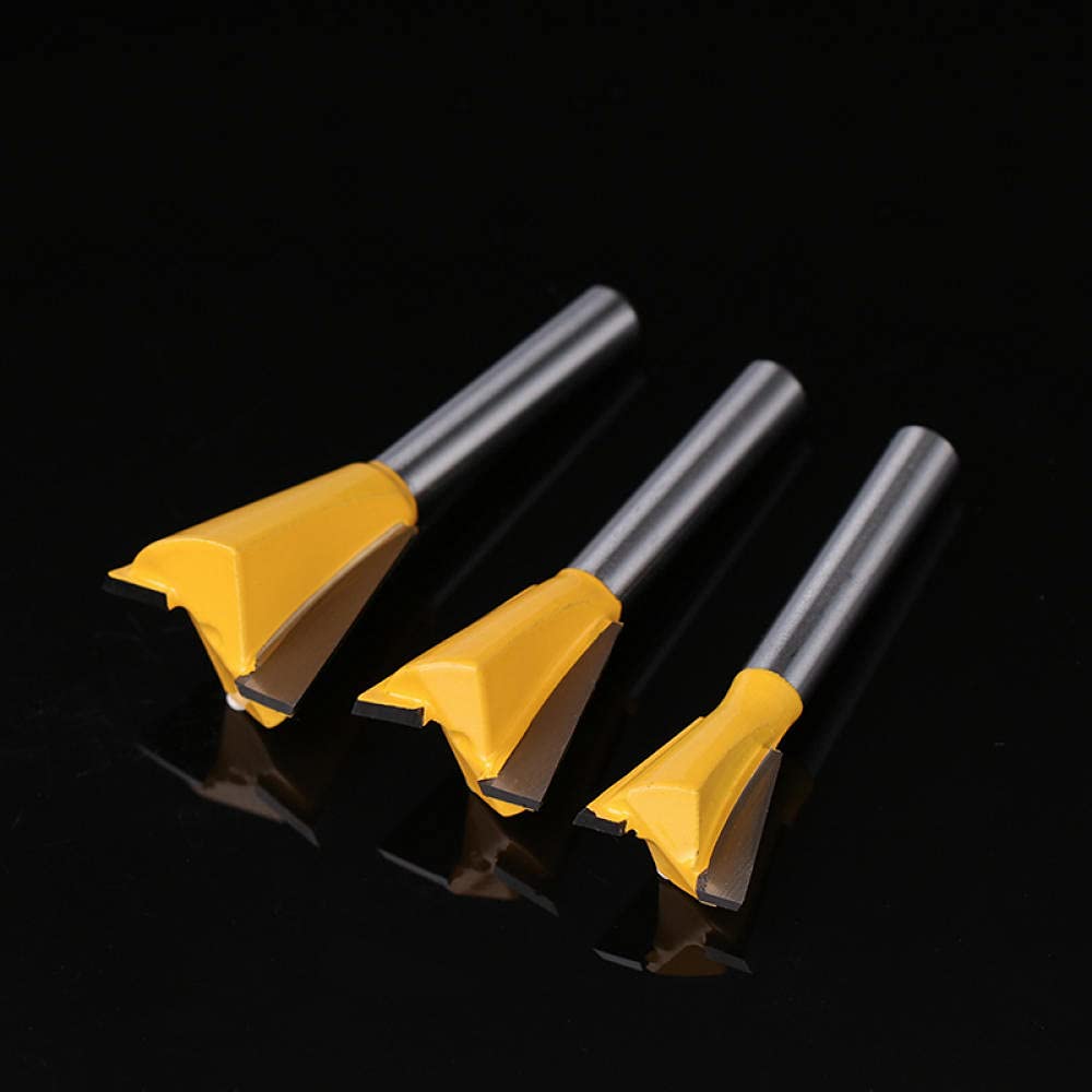 1pc 6mm Shank 1/4 Dovetail Joint Router Bits 14 Degree Woodworking Engraving Bit Milling Cutter for Woodworking Tools-1pc 22xD6x23x56L