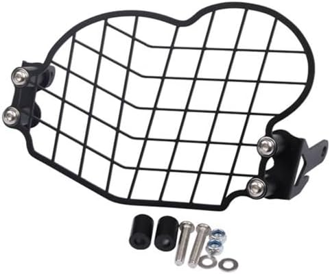 YNTIME for BMW G 650 GS G650GS 2011-2017 Motorcycle Headlight Grille Cover Light Protection (Color Grille (Black))