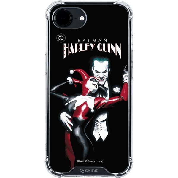 Skinit Clear Phone Case Compatible with iPhone 16e - Officially Licensed DC Comics The Joker Batman: Harley Quinn Cover #1 Art by Alex Ross. Piece