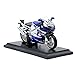 Moto Miniatures Modèle, Ratio moto jouet 1:18 Échelle Compatible with S-Uzuki GSXR750 Alliage Diecast Moto Modèle de moto fonctionnel Compatible with les enfants Cadeaux Compatible with enfants Collec