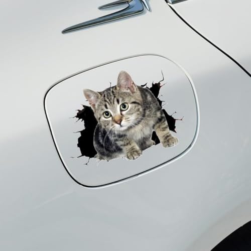 Image of Cat Decals for Cars, Car Sticker 3D Simulation Cute Cat Scratches to Cover The Body Sticker, Bumper Stickers, Decals and Magnets, Automotive Decals