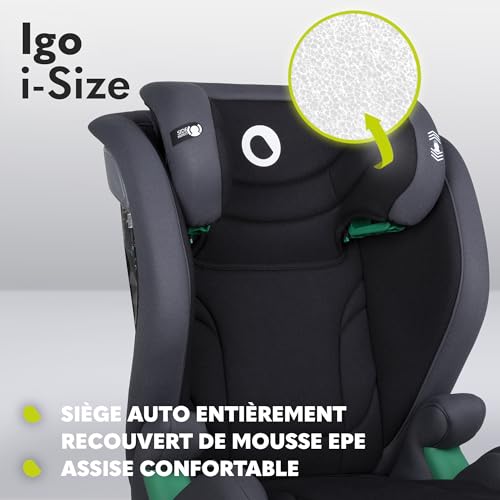 Siège-auto 100-150 cm Lionelo Igo idéal pour les longs trajets en famille