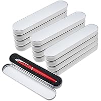 SUPERFINDINGS Caja de almacenamiento de lápices de metal, 12