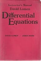 Differential Equations Instructor's Manual 0132115662 Book Cover