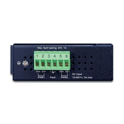 Inyector Industrial Power over Ethernet Plus (PoE+) IEEE 802.3at Gigabit Planet IPOE-162 miniatura 3