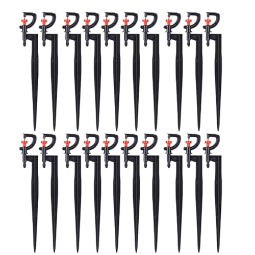 Watering Sprayer, 20pcs G-Type 360° Rotation Sprinkler Nozzle, Micro-Sprayers System for Garden Lawn, Irrigation Tool with Adjustable Mist Spray for Plants, Flowers, and Indoor-Outdoor Use