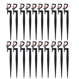 Watering Sprayer, 20pcs G-Type 360° Rotation Sprinkler Nozzle, Micro-Sprayers System for Garden Lawn, Irrigation Tool with Adjustable Mist Spray for Plants, Flowers, and Indoor/Outdoor Use