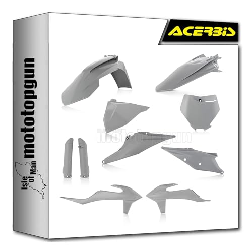 Kit cache carenage gris Acerbis 0023479.070 remplacez vos plastiques cassés sur KTM SX-F 350