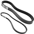 Roykaw Golf Cart Drive & Starter Generator Belt for Yamaha G2-G29 4-Cycle J55-G6241-00-00, JN6-H1173-00 G16 to G22 & Drive 2012.5 & Newer