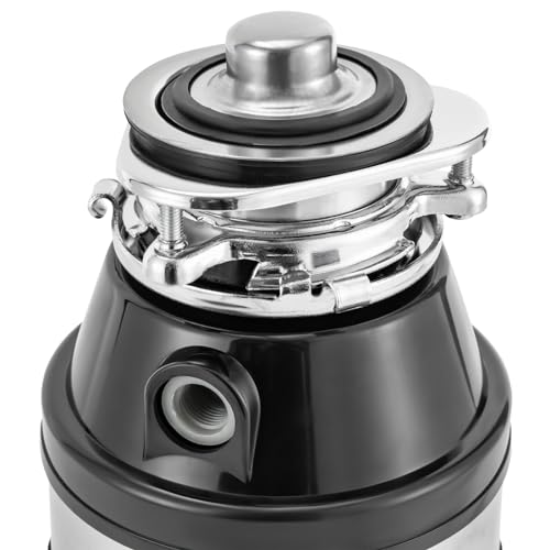 Triturador de residuos de Alimentos silencioso para Fregadero de Cocina, triturador eléctrico de Frutas, Verduras y Huesos, triturador de Basura de Acero Inoxidable.