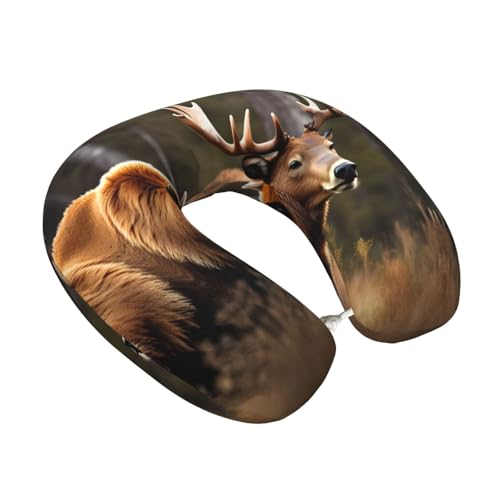 Almohada de viaje U ergonómica con relleno de poliéster miniatura 2