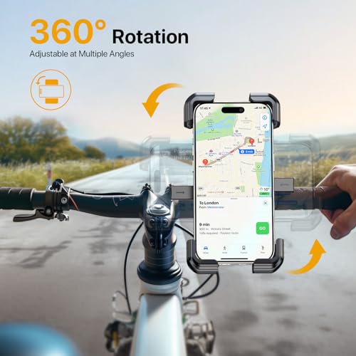 Support de téléphone vélo et moto Miracase pour naviguer en ville en scooter avec votre iPhone 16