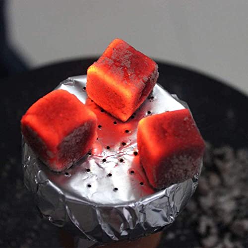 RMAN 3KG Coconut Shell Charcoal, Shisha Kohle, Shisha Naturkohle Kokosnuss - BBQ Hochwertige Kokosnuss Kokos Coal Briketts mit Langer Brenndauer
