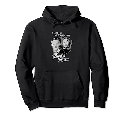 Pull WandaVision Marvel - Sweat à capuche imprimé pour homme et femme