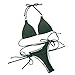 asntrgd Triangl Swimwear Womens String Triangle Thong Bikini Bathing Suit 2 Piece Lace Up Push Up Swimsuits Beach Swimwear