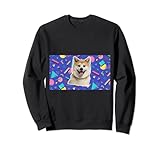90's Sticker Pattern Dog
