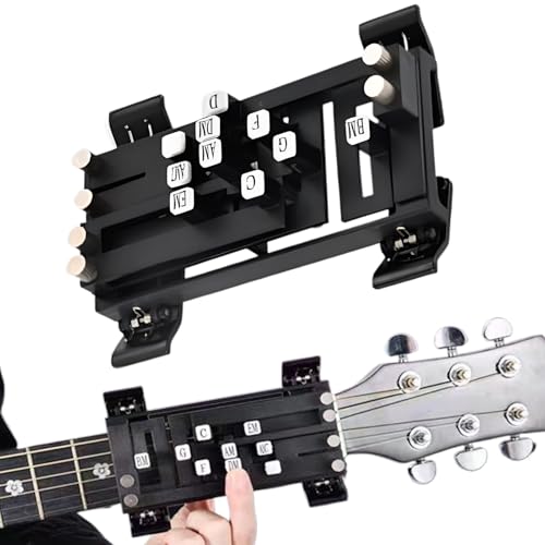 Apprendre la guitare sans douleur avec le guide portable Presse-Accords pour adultes